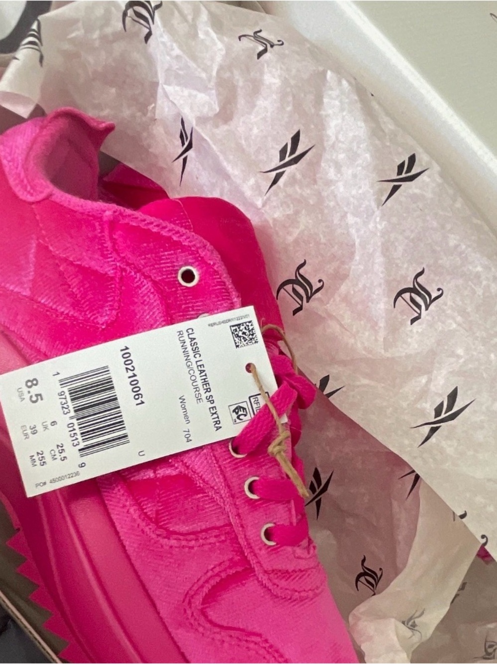 Juicy Couture Hot Pink Quilted Sneakers